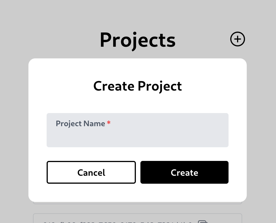 Create a project